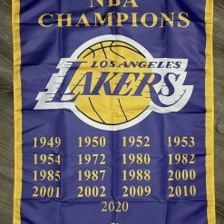 Los Angeles Lakers Championship Flag 3x5 ft Basketball Sport Banner Man-Cave