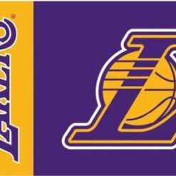 Los Angeles Lakers Club Flag 3X5Ft Polyester Banner USA Digital Print