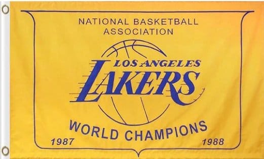 Los Angeles Lakers Custom Flag 3X5Ft Polyester Banner USA Digital Print