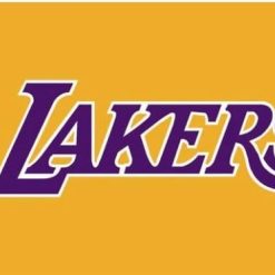 Los Angeles Lakers Yellow Flag 3X5Ft Polyester Banner USA Digital Print