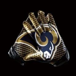 Los Angeles Rams Gloves Flag 3X5 Ft Polyester Banner USA 90x150cm