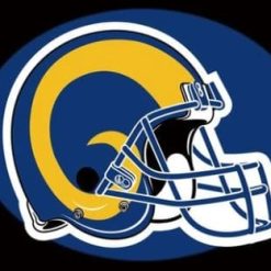 Los Angeles Rams Helmet US Flag 3X5 Ft Polyester Banner USA 90x150cm