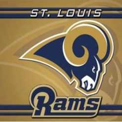 Los Angeles Rams Logo Club Flag 3X5 Ft Polyester Banner USA 90x150cm