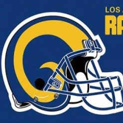 Los Angeles Rams Team Logo Sports Flag 3X5 Ft Polyester Banner USA 90x150cm
