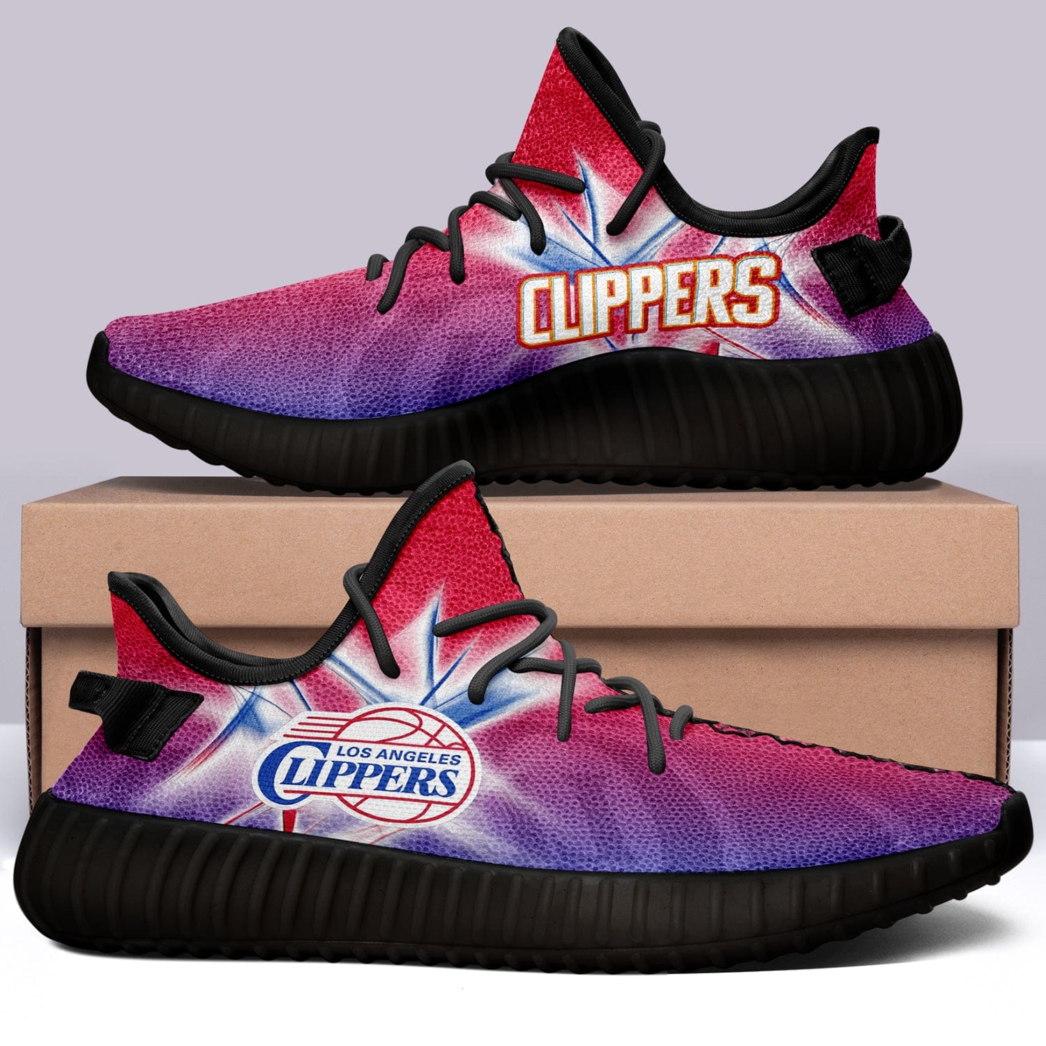 Los Angeles Clippers V2 NBA 350v Yeezy Sneakers For Men Women Fans