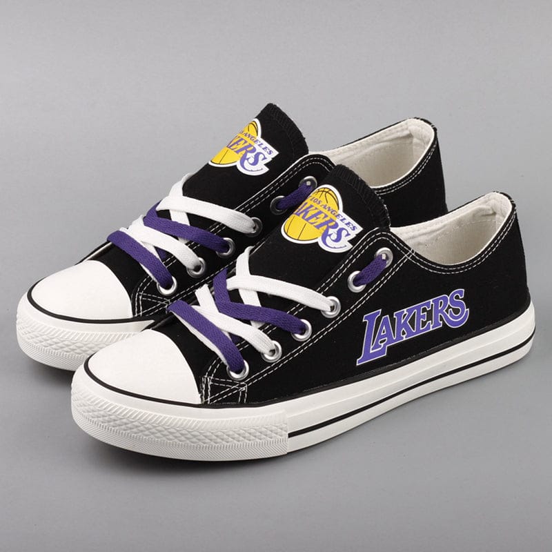 Alternative view of Los Angeles Lakers Atlanta Hawks Sport Sneakers Shoes For Men Women Fans