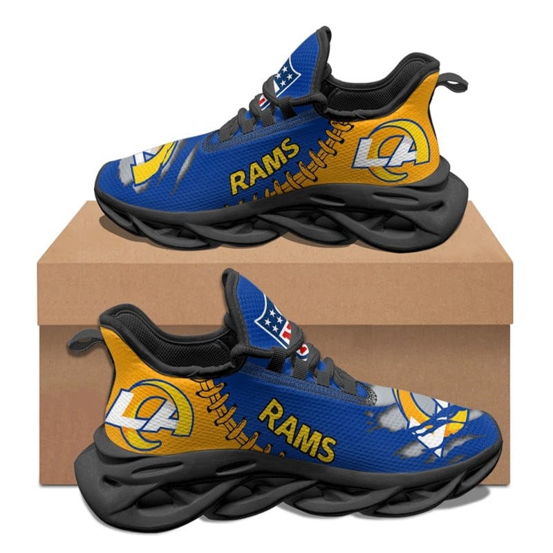 Alternative view of Los Angeles Rams V1 WK9 Sneaker Shoes For Men Women Fans
