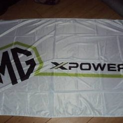 MG Flag White 3X5 Ft Polyester Banner USA 90x150cm
