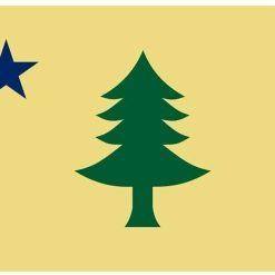 Maine Flag 3x5FT 1901-1909 Banner ME STATE Northeast