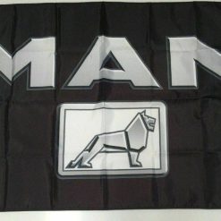 Man Truck Banner Flag - Bus Emblem TGX Lion Heavy Bonnet Semi Trailer Man Cave 3x5ft