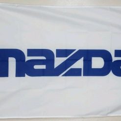 Mazda Flag White 3X5 Ft Polyester Banner USA 90x150cm