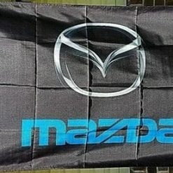 Mazda Logo Flag 3X5 Ft Polyester Banner USA 90x150cm