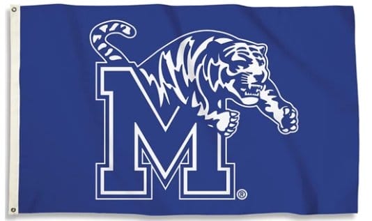 Memphis Tigers House Flag 3X5ft Banner Polyester with 2 Brass Grommets