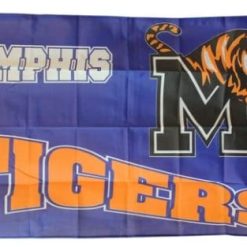 Memphis Tigers Polyester Flag 3X5ft Banner Polyester with 2 Brass Grommets