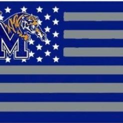 Memphis Tigers Star and Stripes Flag 3X5ft Banner Polyester with 2 Brass Grommets