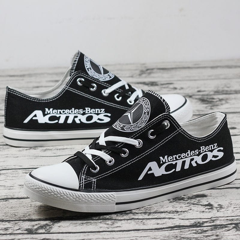 Mercedes-Benz Canvas Sneakers Shoes For Men Women Fans