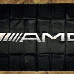 Mercedes Benz Flag AMG Black Sport 3X5 Ft Polyester Banner USA 90x150cm