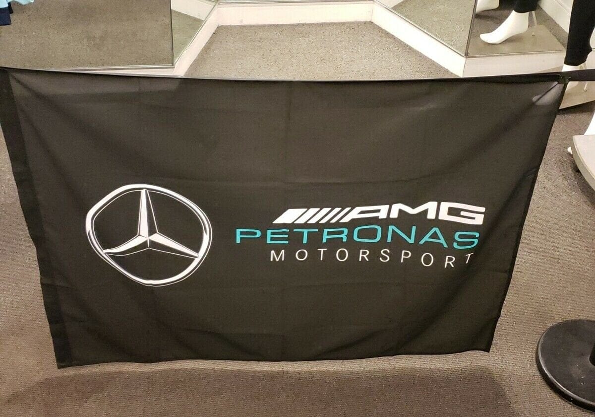 Mercedes Benz Flag AMG Petronas F1 3X5 Ft Polyester Banner USA 90x150cm