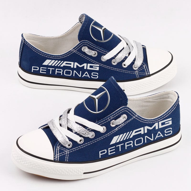 Alternative view of Mercedes AMG Petronas Motorsport Canvas Sneakers Shoes For Men Women Fans