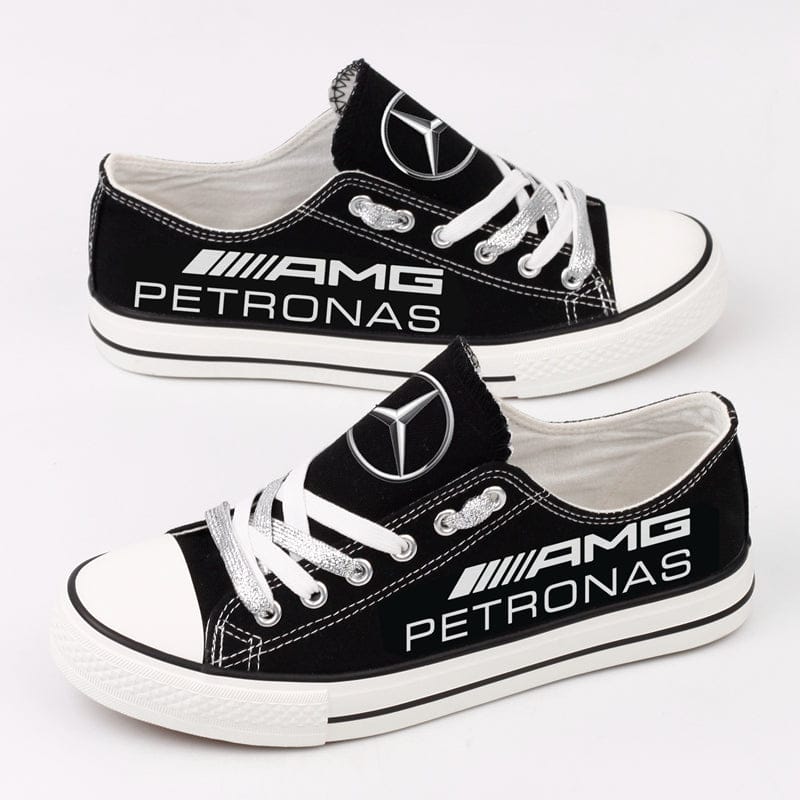Mercedes AMG Petronas Motorsport Canvas Sneakers Shoes For Men Women Fans - Image 3