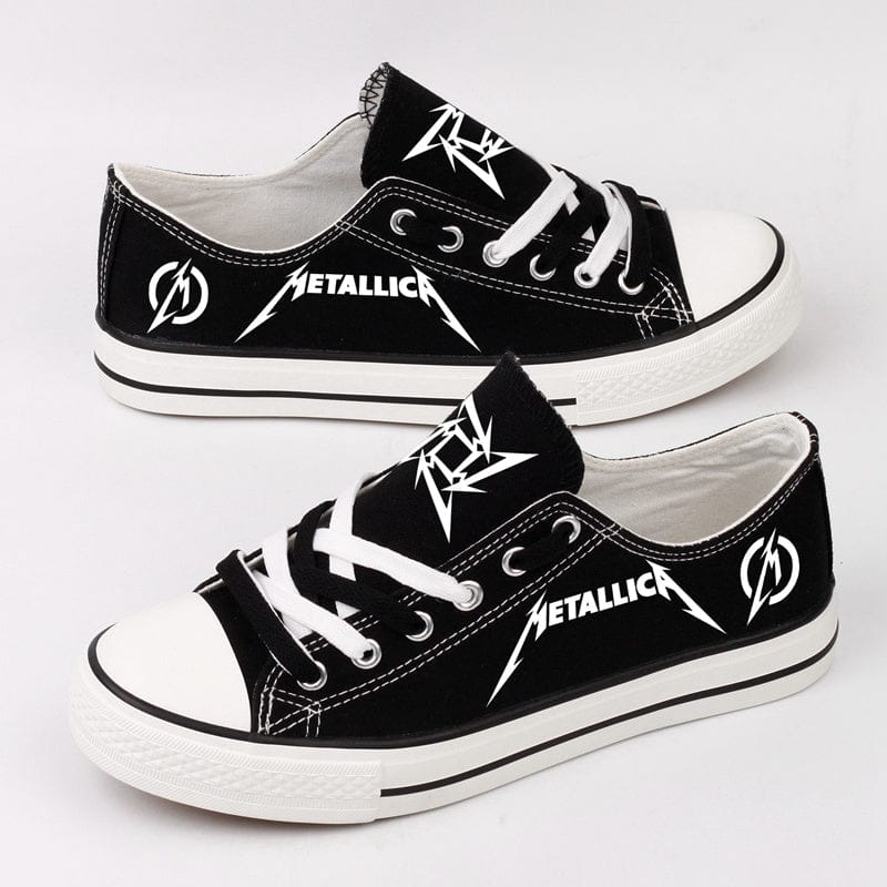 Alternative view of Metallica Low Top Canvas Sport Sneakers Shoes For Men Women Fans