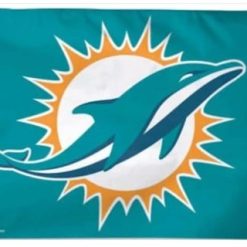 Miami Dolphins Blue Flag 3X5 Ft Polyester Banner USA 90x150cm