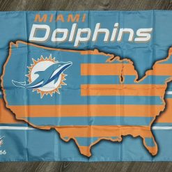 Miami Dolphins Flag 3x5 ft Sports Football Banner Man-Cave Garage