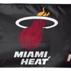 Miami Heat Team Black US Flag 3X5Ft Polyester Banner USA Digital Print