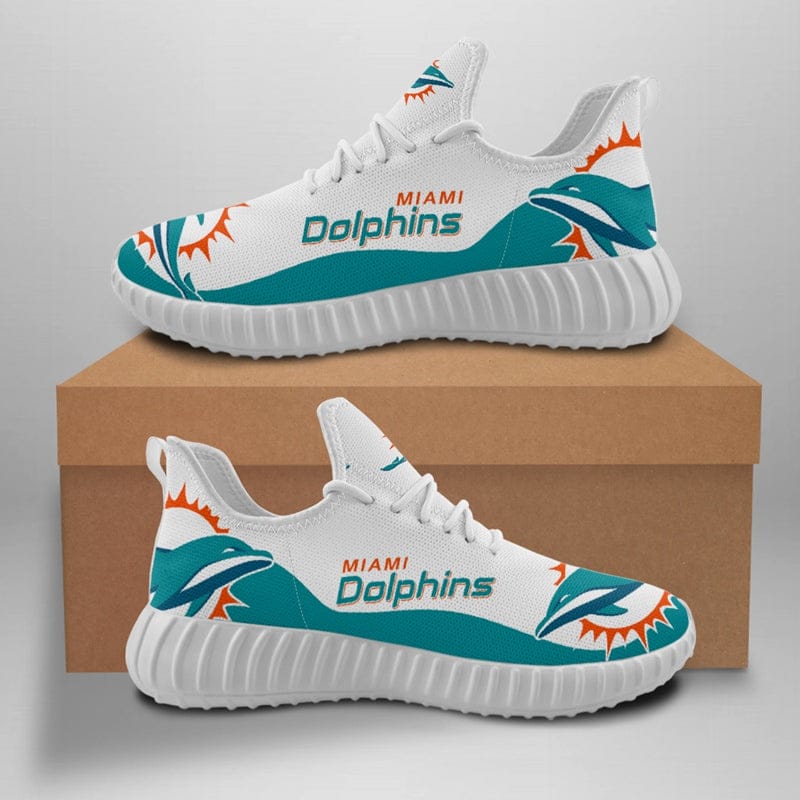 Miami Dolphins Sneaker Shoes NFL For Men Women Fans - Image 4