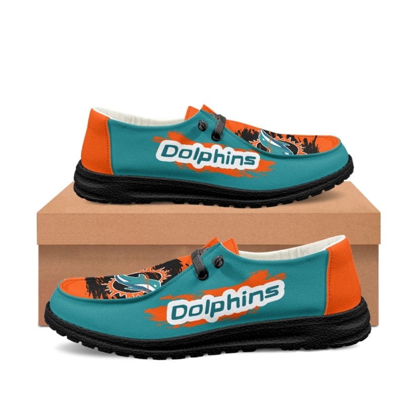 Alternative view of Miami Dolphins V1 BZ15 Sneakers Shoes For Men Women Fans