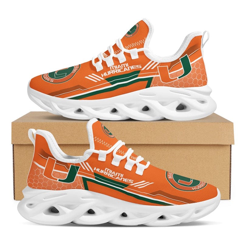 Alternative view of Miami Hurricanes Sneakers Shoes Elevate Your Every Step