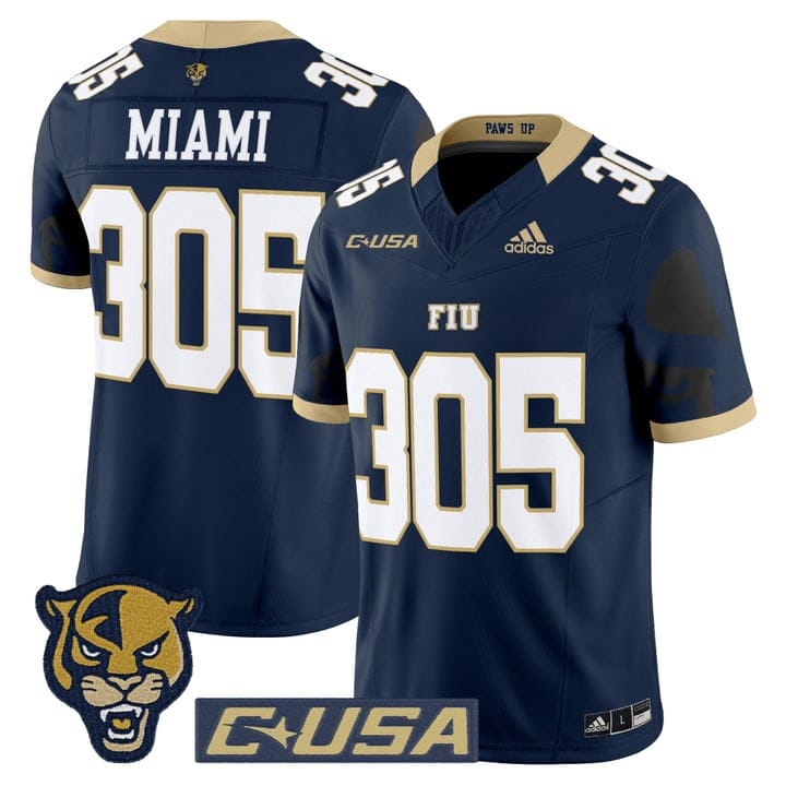 Alternative view of Miami Jersey #305 Florida International Panthers 2025 Stitched