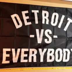 Michigan Flag Black Detroit Beer America Man Cave Sign Poster USA 3x5'