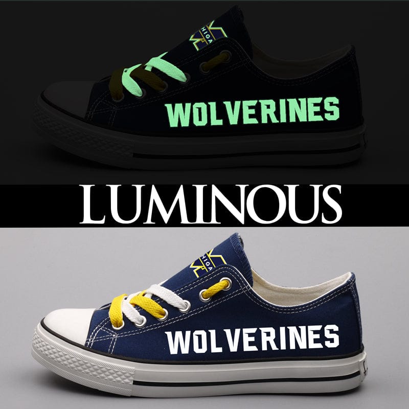 Alternative view of Michigan Wolverines Sport Sneakers Shoes For Men Women Fans