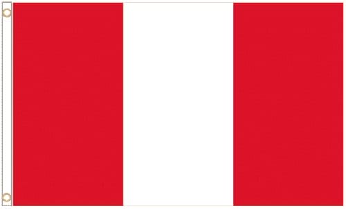 Middlesbrough Red and White Tricolour Football Club Flag 3x5ft Banner Polyester