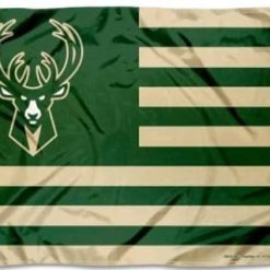Milwaukee Bucks Team Flag 3X5Ft Polyester Banner USA Digital Print