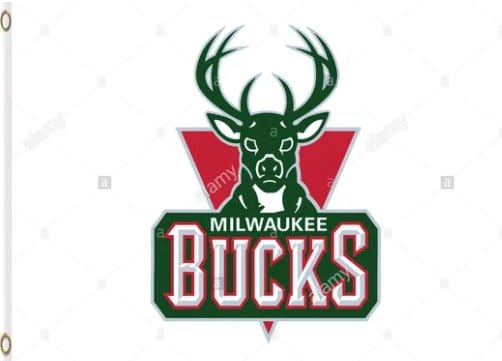 Milwaukee Bucks White Flag 3X5Ft Polyester Banner USA Digital Print
