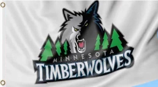 Minnesota Timberwolves Custom Flag 3X5Ft Polyester Banner USA Digital Print
