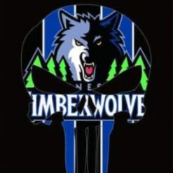 Minnesota Timberwolves Skull Flag 3X5Ft Polyester Banner USA Digital Print