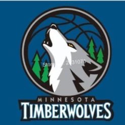 Minnesota Timberwolves Team US Flag 3X5Ft Polyester Banner USA Digital Print