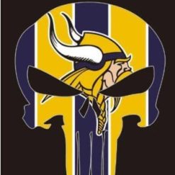 Minnesota Vikings Digital Vertical Flag 3X5 Ft Polyester Banner USA 90x150cm