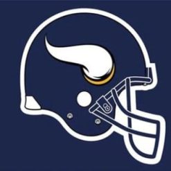Minnesota Vikings Helmet Flag 3X5 Ft Polyester Banner USA 90x150cm