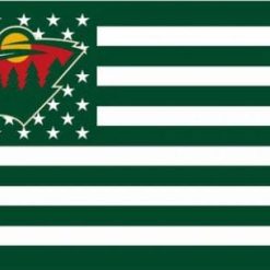 Minnesota Wild Star Flag 3X5Ft Polyester Digital Print Banner USA