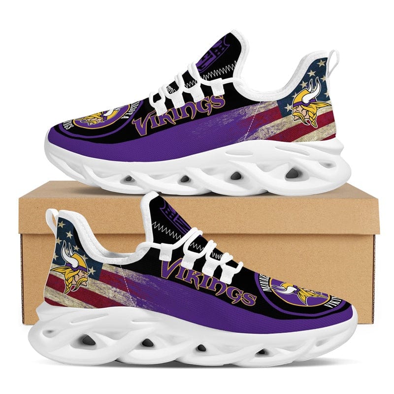 Alternative view of Minnesota Vikings Sneakers Shoes Elevate Your Every Step