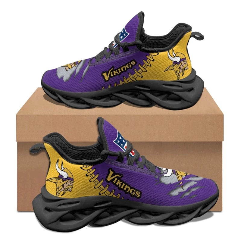 Alternative view of Minnesota Vikings V1 WK9 Sneaker Shoes For Men Women Fans