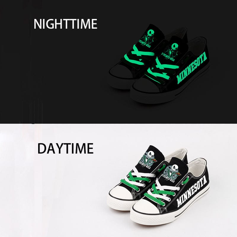 Alternative view of Minnesota Wild Low Top Canvas Sport Sneakers Shoes For Men Women Fans