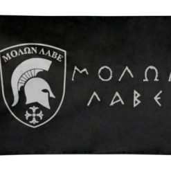 Molon Labe Cross 2nd Amendment Come Take It Military Spartan 300 3x5 Flag Banner