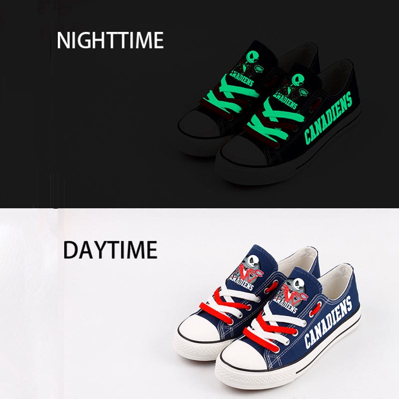 Alternative view of Montreal Canadiens Low Top Canvas Sport Sneakers Shoes For Men Women Fans
