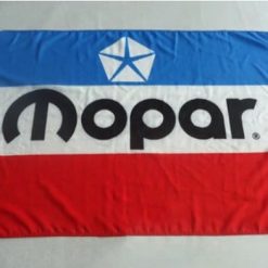 Mopa Racing Flag Blue White Red 3X5 Ft Polyester Banner USA 90x150cm