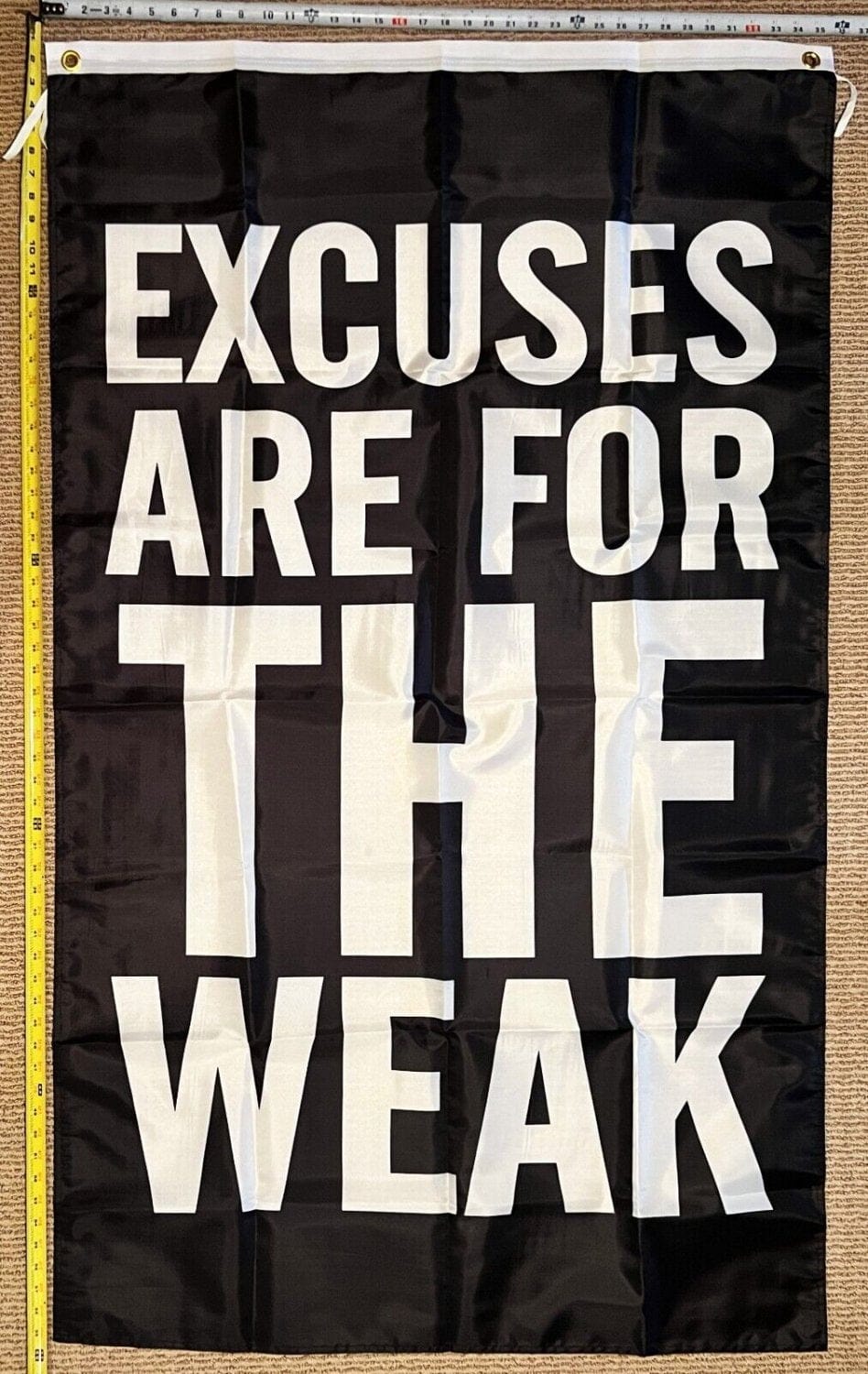 Motivation Flag 1 Gym Workout Hard Work Sign America Beer USA 3x5' 3